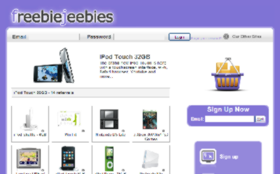 Sign up for a free item! iPod's, Xbox 360, Playstation 3, GPS, HDTV, Plasma, LCD and more!